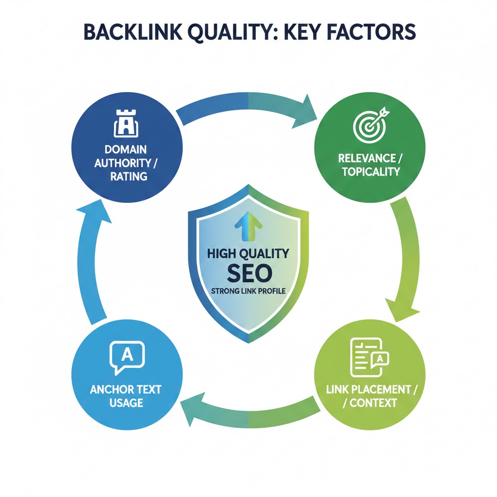 Backlink quality: Key Factors